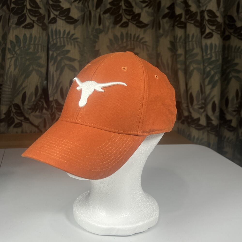Nike Team Texas Longhorns Hat Burnt Orange Fitted Stretch Cap NCAA- One size